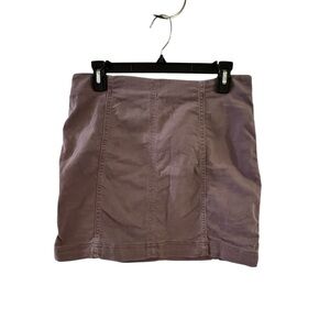 Free People Purple Mini Skirt